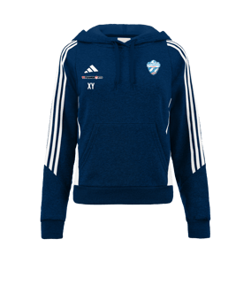adidas Tiro 24 Hoody Damen Blau Weiss