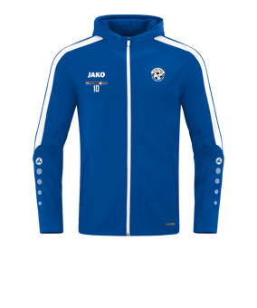 JAKO Power Kapuzenjacke Blau F400