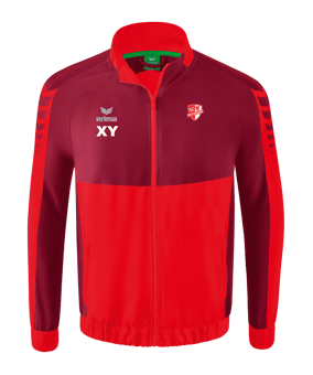Erima Six Wings Präsentationsjacke Kids Rot