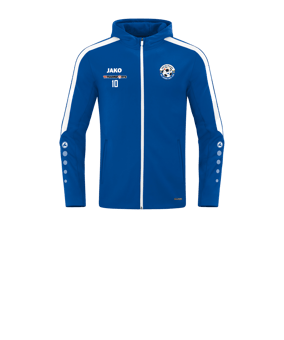 JAKO Power Kapuzenjacke Kids Blau F400
