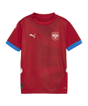 PUMA Serbien Trikot Home EM 2024 Kids Rot F01 - rot