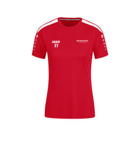 JAKO Power Trikot Damen Rot Weiss F100