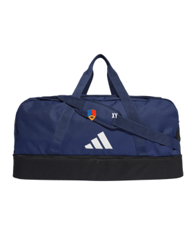 adidas Tiro League Duffel Bag Gr. L Blau Weiss