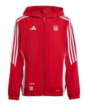 adidas Tiro 24 Windbreaker Kids Rot Weiss