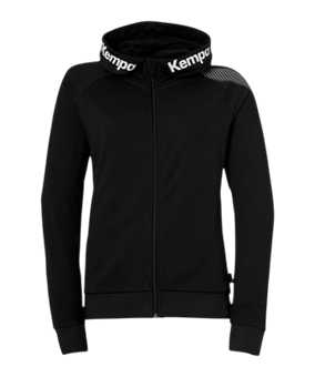 Kempa Core 26 Kapuzenjacke Damen Schwarz F01