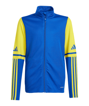 adidas Squadra 25 HalfZip Trainingsjacke Kids Blau - blau