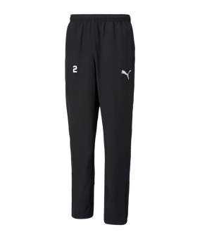 PUMA teamRISE Sideline Trainingshose Schwarz F03