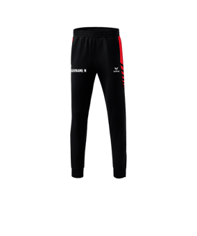Erima SIX WINGS Trainingshose Schwarz Rot