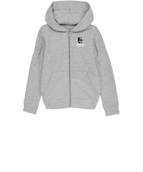 Merch Mini Cultivator 2.0 Zip-Hoodie Kids Heather Grey | #brustlogo
