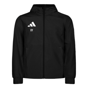 adidas Entrada 26 Regenjacke Schwarz