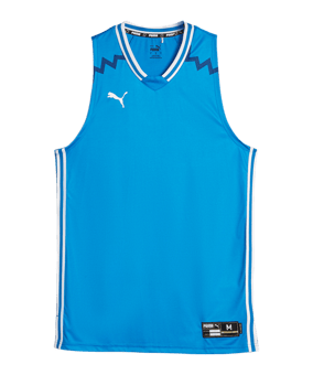 PUMA Hoops Team Game Shirt Blauw K07 - blauw