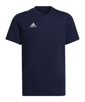 adidas Entrada 22 T-Shirt Kids Blau - blau