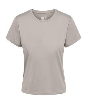 Hummel Mt Aura Mesh T-Shirt Damen Grau F2540 - grau