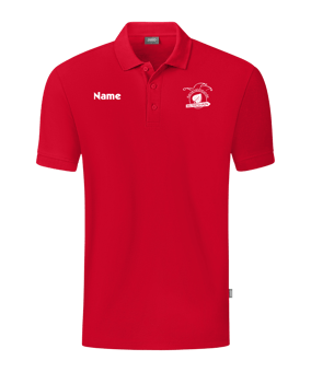 JAKO Organic Polo Shirt Rot F100