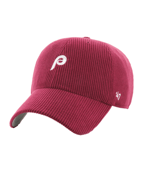 '47 Brand MLB Philadelphia Phillies Cord Base Runner 47 Clean Up Cap Rot - rot