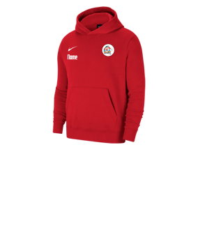 Nike Park 20 Fleece Hoody Kids Rot Weiss F657