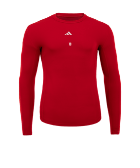 adidas Techfit Manches Longues Rouge
