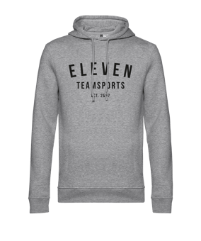 11teamsports established 2007 Hoody Grau Schwarz - grau