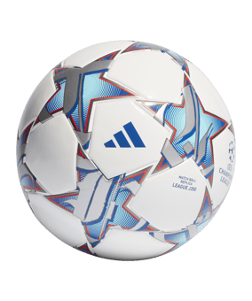 adidas UCL League Lightball 350g Weiss Silber Blau - weiss