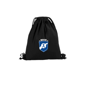 Merch Organic Premium Cotton Gymsack Black | #leichtathletik