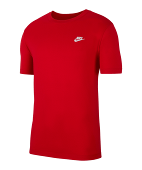 Nike Sportswear Club T-Shirt Rouge C657 - rouge