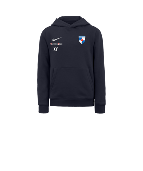 Nike Park 20 Fleece Hoody Kids Blau Weiss F451