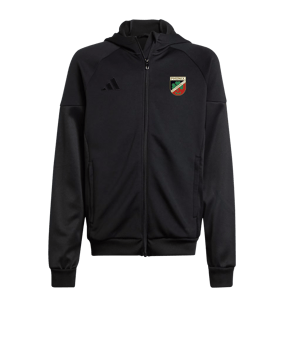 adidas Tiro 25 Travel Kapuzenjacke Schwarz