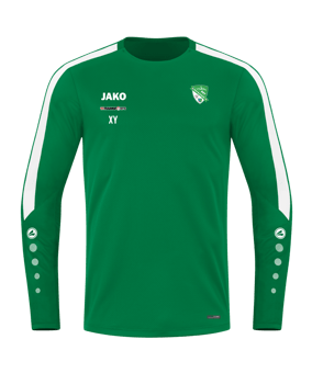 JAKO Power Sweatshirt Kids Grün Weiss F200