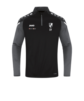 JAKO Performance Ziptop Schwarz Grau F804