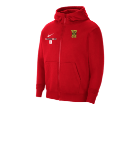 Nike Park 20 Fleece Kapuzenjacke Kids Rot F657