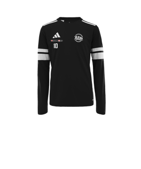 adidas Squadra 25 Trikot Langarm Kids Schwarz