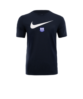 T-shirt Nike Park 20 Swoosh bleu F451 