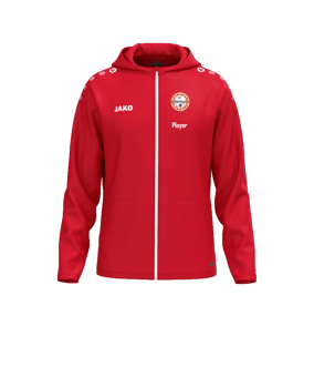 JAKO One Kapuzenjacke Rot F100