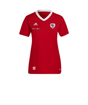 adidas Entrada 22 Trikot Damen Rot Weiss
