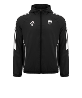 Veste coupe-vent adidas Tiro 24 noire blanche 