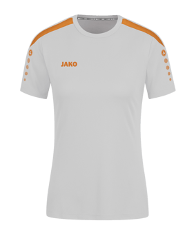 JAKO Power Trikot Damen Grau Orange F846 - grau