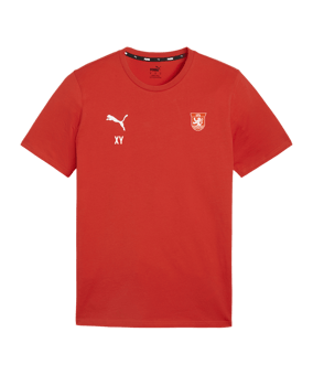 PUMA teamGOAL Casuals T-Shirt Rot F01