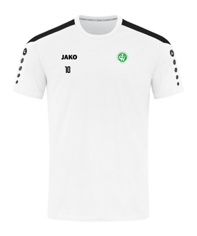 JAKO Power T-Shirt Kids Weiss Schwarz F000