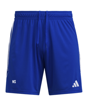 adidas Tiro 23 Short Blau Weiss