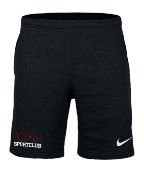 Nike SC Freiburg Fleece Short Schwarz F010 - schwarz
