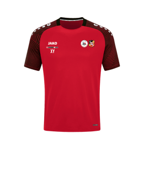 JAKO Performance T-Shirt Rot Schwarz F101