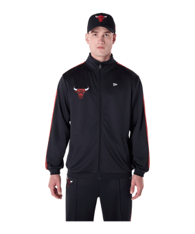 New Era NBA Chicago Bulls Trainingsjacke Schwarz - schwarz
