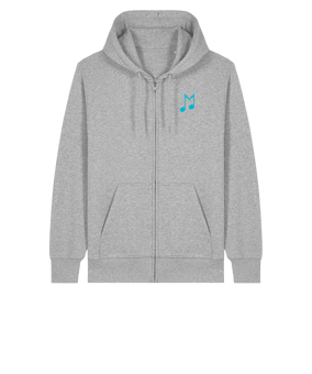 11tsmerch Merch Connector 2.0 Zip Sweatjacke Heather FC250 Sweatjacke Grau