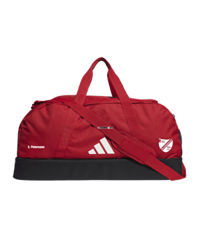adidas Tiro League Duffel Bag Gr. L Rot Weiss