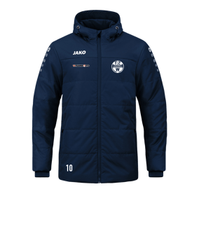 JAKO Team Coach Kapuzenjacke Blau F900