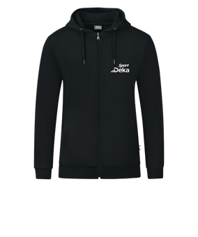 JAKO Organic Kapuzenjacke Schwarz F800