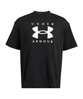 Under Armour HW OS Branded T-Shirt Schwarz F001 - schwarz