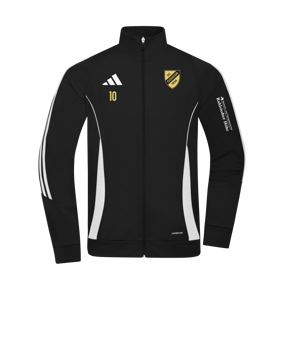 adidas Tiro 24 Trainingsjacke Schwarz Weiss