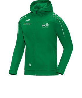 JAKO Classico Kapuzenjacke Grün F06