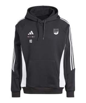 adidas Tiro 24 Hoody Schwarz Weiss